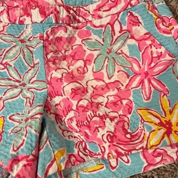 Lilly Pulitzer Addie Breakwater Blue Lolita Shirts Sz 00 EUC - Picture 7 of 7